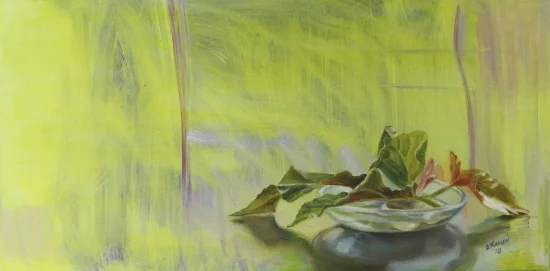 Landscape & Still Life Leaves in yellow
