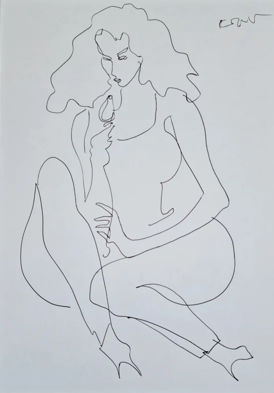 Semiabstract Drawing (6)