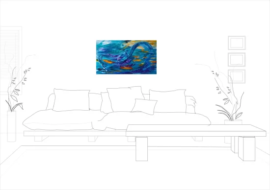 Abstract Blue Danube Waltz