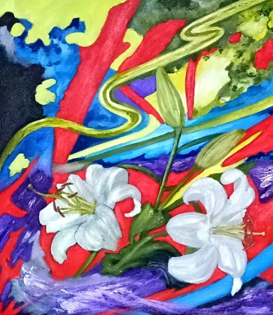 Semiabstract Lily's Aura / prints available /