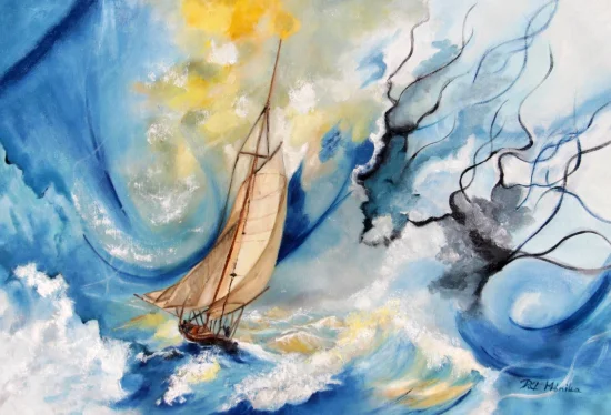 Semiabstract On the Sea of Life / prints available /
