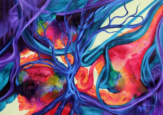 Semiabstract Tree of Life /prints available/