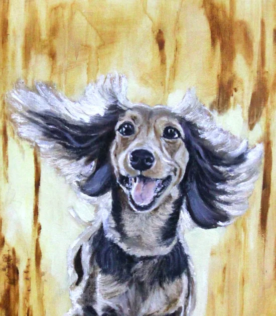 Figural realistic Custom Pet Portrait 2