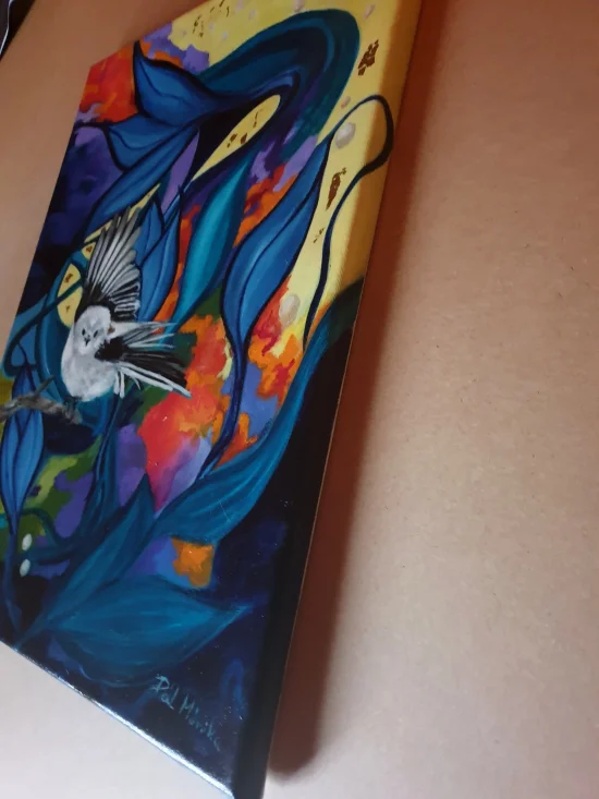 Semiabstract Aegithalos' Dreamworld /prints available/