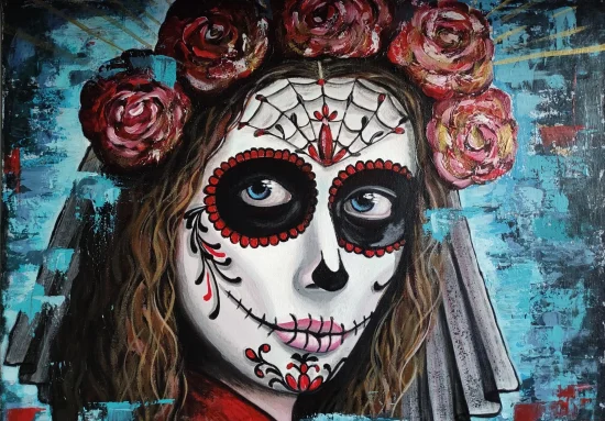 Figural realistic Santa la Muerte